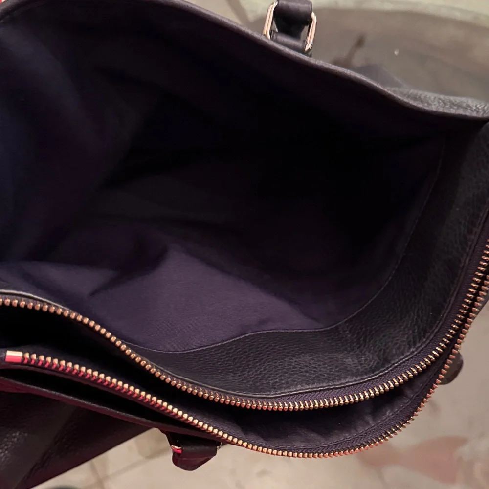 Coach Luxurious Black Leather Satchel